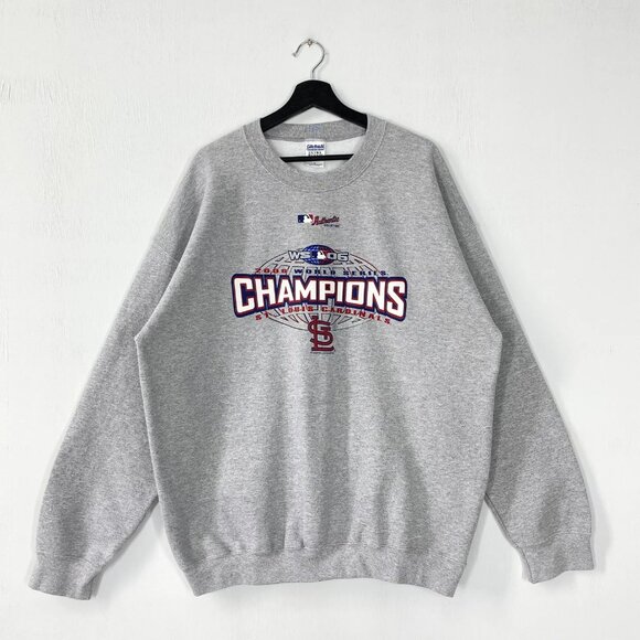 90s Vintage St Louis Cardinals Crewneck Sweatshirt, Retro Baseball MLB Shirt Tee - Picture 1 of 2